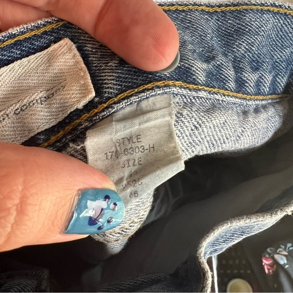 Vintage OCI Button Front Jean Shorts Size 11 - Picture 7 of 7